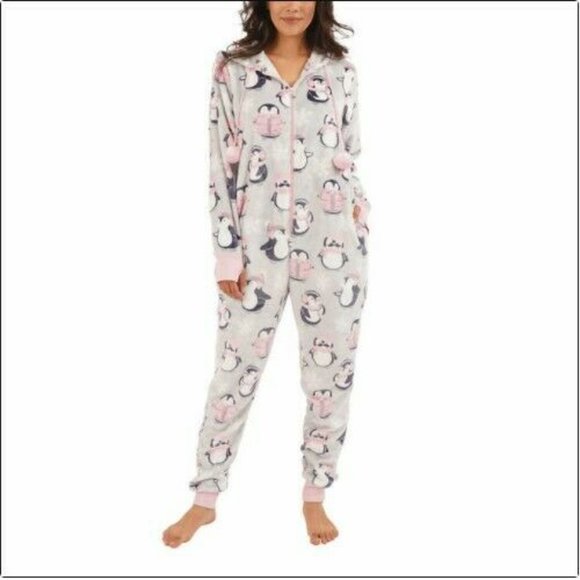 Munki Munki Women's One Piece Pajamas, 2-Pack - Picture 3 of 4